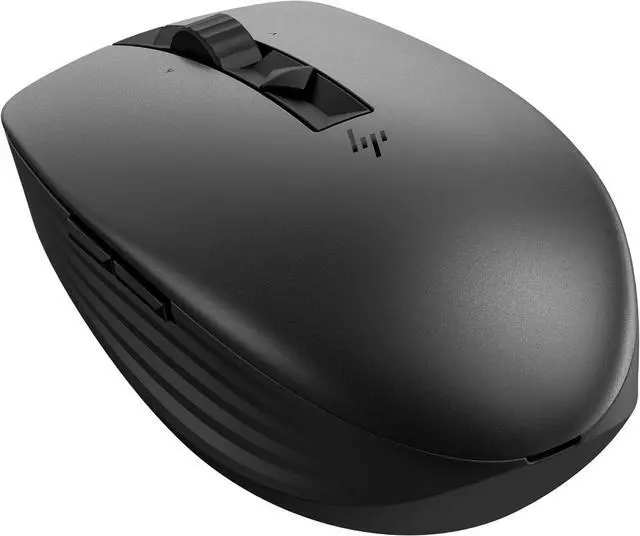 Alt view image 5 of 6 - HP 710 Rechargeable Silent Mouse - for Computer or Laptop, Type USB-C Batteries - Multi-OS/Device Compatible - Bluetooth or 2.4 GHZ Dongle - 6 Programmable Buttons - Ambidextrous (6E6F2AA#ABL, Black)