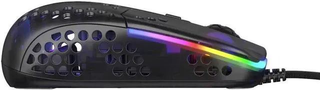 Alt view image 3 of 5 - XTRFY MZ1, Ultra-Light Wired Gaming Mouse, Cutting-Edge Pixart 3389 Sensor, Unique Shape for Optimum Aim, Adjustable RGB Lighting, Zys Rail Edition
