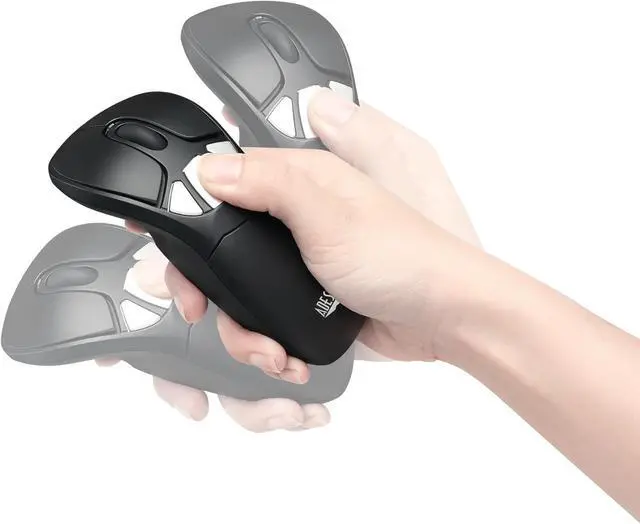 Alt view image 2 of 7 - Adesso iMouse P30 Air Mouse GO Plus USB Wireless Cursor Controler for TV, Projector, Security Camera, CCTV, Desktop, Laptop, Presentation Clicker with Charging Stand