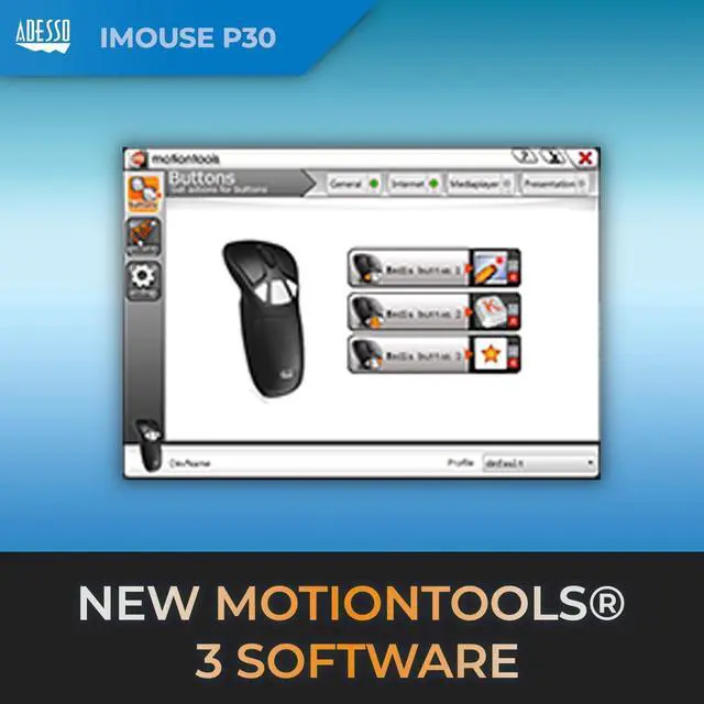 Alt view image 4 of 7 - Adesso iMouse P30 Air Mouse GO Plus USB Wireless Cursor Controler for TV, Projector, Security Camera, CCTV, Desktop, Laptop, Presentation Clicker with Charging Stand