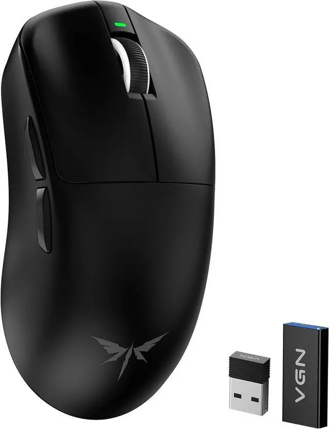 Main image of VGN F1 MOBA Wireless Gaming Mouse with Max 26,000 DPI, High Precision, Lightweight 55g, 4K Polling, 200Hr Battery Life, 6 Programmable Buttons, USB-C Charging, for PC/Mac/Laptop Classic Black