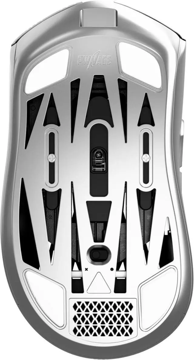Alt view image 6 of 6 - PWNAGE Stormbreaker Max CF Carbon Fiber Wireless Gaming Mouse 8kHz - 45grams Ultralight Esports Pro Gamer Flawless Xero Custom PAW3950 Optical Sensor 36,000 DPI - 8000Hz - Large Ergo -Platinum