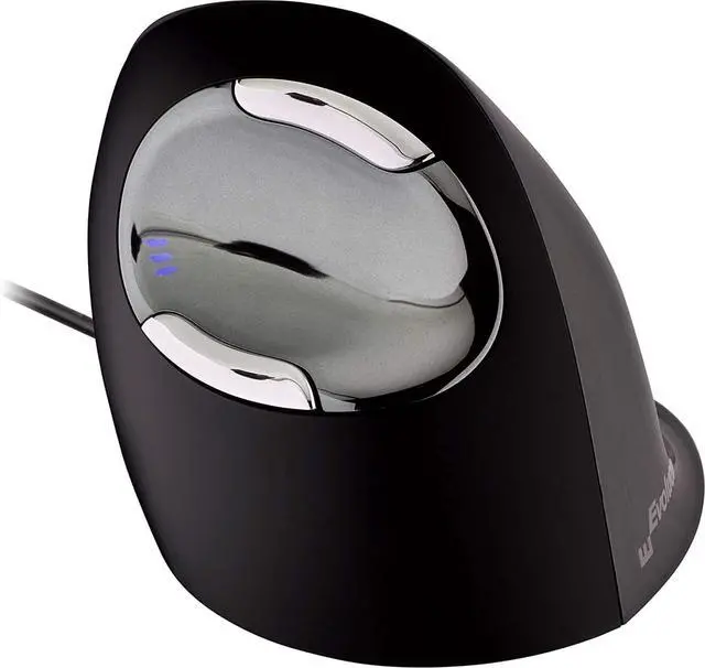 Alt view image 3 of 7 - Evoluent Mouse VMDS - VerticalMouse D, Right Hand Ergonomic Design, Evoluent Vertical Mouse D Small with Wired USB Connection for Laptop and PC, Plus Jestik Microfiber Cloth