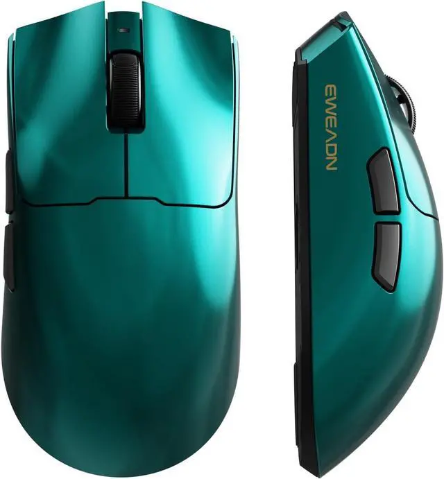 Main image of S9 Max Wireless Gaming Mouse, 59G Ergonomic Computer Mouse, Triple Modes, 8K Polling, 26K DPI, PAW3395 Optical Sensor, Kailh Switch, 250h Battery Life, Programmable for PC/Win/Mac(Green)