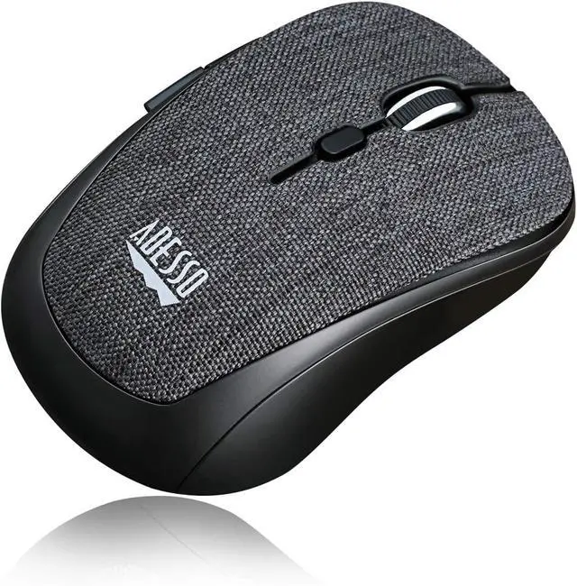 Alt view image 3 of 6 - Adesso Lot of 10 Pcs Multipack iMouse S80B 24Ghz Fabric Wireless Black Fabric Mini Optical Mouse