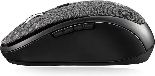 Alt view image 4 of 6 - Adesso Lot of 10 Pcs Multipack iMouse S80B 24Ghz Fabric Wireless Black Fabric Mini Optical Mouse