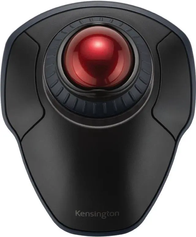 Main image of Kensington Orbit Wireless Trackball with Scroll Ring, Professional Computer Mouse with Bluetooth, (2.4GHz Wireless), Optical Tracking & AES Encryption Security, Left or Right Handed - Black (K70992WW)