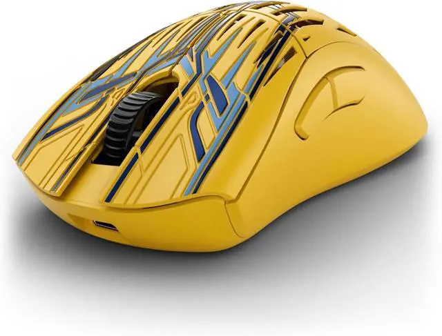Alt view image 4 of 7 - PWNAGE Stormbreaker Max CF Wireless Gaming Mouse 8kHz - 45grams Ultralight Esports Pro Gamer Flawless Professional Xero PAW3950 Optical Sensor 36,000 DPI - 8000Hz -100% PTFE Large Ergo -Solar Blitz