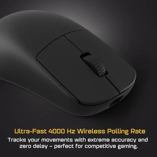 Alt view image 2 of 7 - ENDGAME GEAR OP1w 4k v2 Wireless Gaming Mouse Black  30K DPI Optical Sensor, 4000Hz Polling, Hot-Swappable Switches & Claw-Grip Design