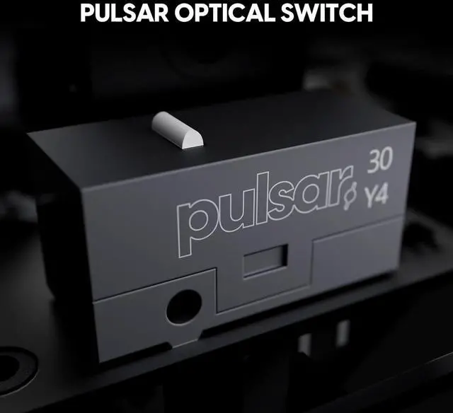 Alt view image 5 of 7 - Pulsar Gaming Gears Xlite Crazylight Wireless Gaming Mouse, Ultra Lightweight 1.45 oz (41g), Optical Switch, 32000 DPI, 750 IPS, XS-1 Sensor, 8k Compatible (Uyuni White)