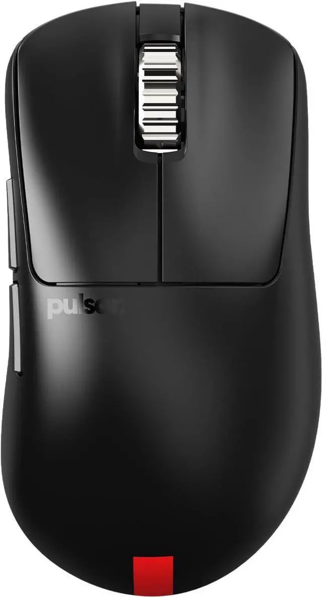Main image of Pulsar Gaming Gears Xlite v4 ES Wireless Gaming Mouse Ergonomic, Optical Switch, 32000 DPI, 750 IPS, XS-1 Sensor, OLED Display, Driverless, 8k Dongle Included (Mini, Black)