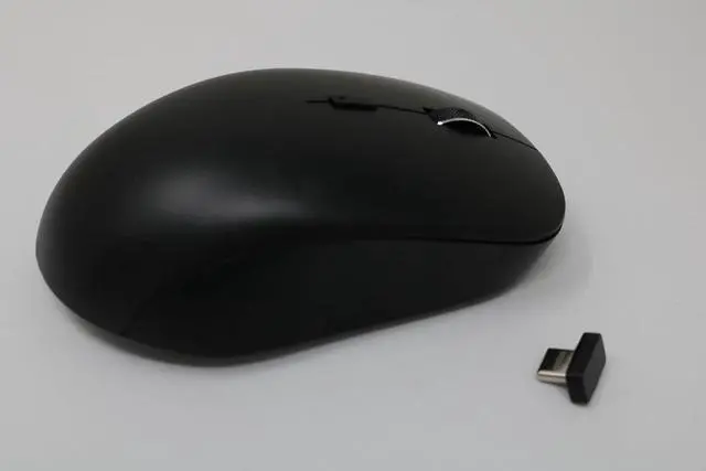 Alt view image 2 of 5 - Wireless USB-C Mouse - Comfortable and Compact Design, Optical Sensor, Bluetooth Connectivity, AA Battery Powered, World's Smallest USB-C Receiver - Compatible with All Computers