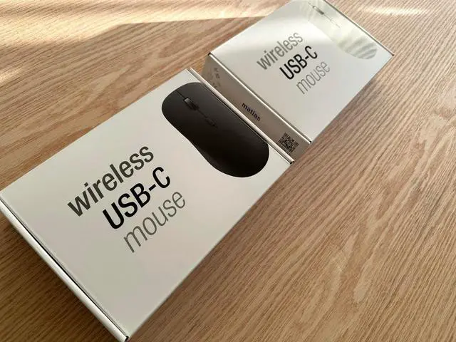 Alt view image 4 of 5 - Wireless USB-C Mouse - Comfortable and Compact Design, Optical Sensor, Bluetooth Connectivity, AA Battery Powered, World's Smallest USB-C Receiver - Compatible with All Computers