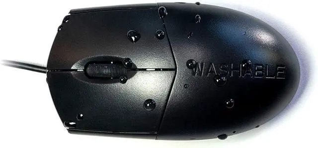 Alt view image 7 of 7 - WetKeys Professional-Grade Optical Waterproof Mouse with Scroll-Wheel (USB) (Black) | OMWKABS04-BK