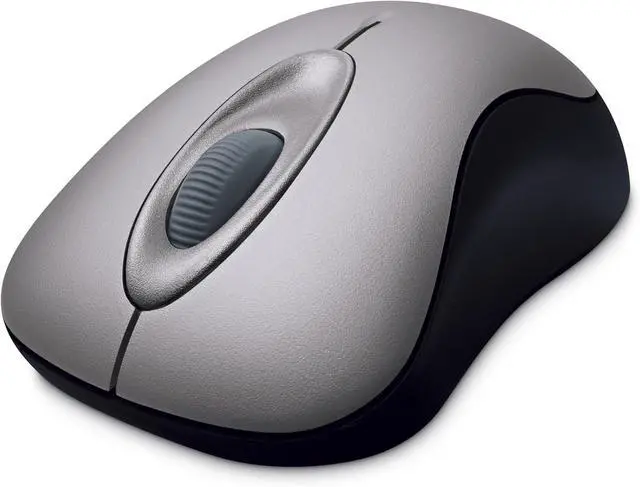 Alt view image 3 of 4 - Microsoft Wireless Optical Mouse 2000- Sterling Grey ( 69J-00002 )