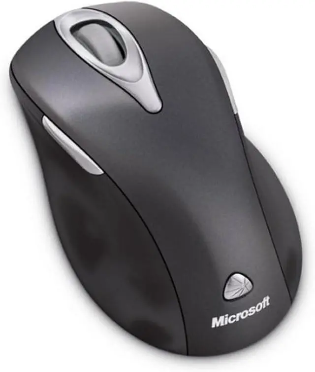 Main image of Microsoft Wireless Laser Mouse 5000 - Metallic Black (63A-00001)
