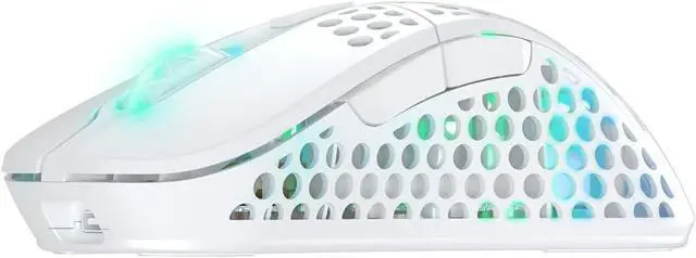 Alt view image 5 of 6 - XTRFY M4 Wireless, Wireless Ultra-Light Gaming Mouse, Optimised for E-Sports, 2.4 GHz, RF RGB Lighting, Adaptable Ergonomic Right-Handed Mouse, Rechargeable, White