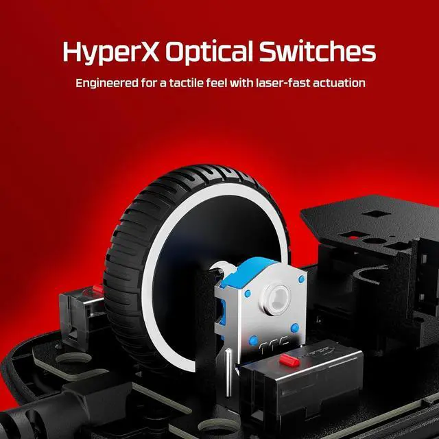 Alt view image 5 of 7 - HyperX Pulsefire Saga Gaming Mouse (Black)