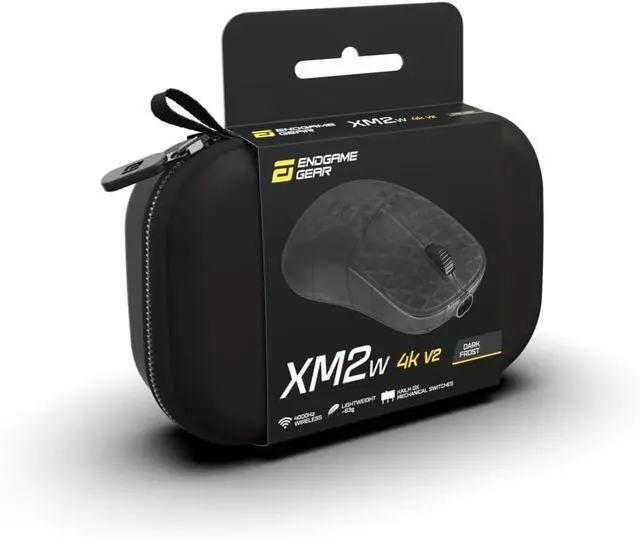 Alt view image 5 of 5 - ENDGAME GEAR XM2w 4k v2 Wireless Gaming Mouse Dark Frost  30K DPI Optical Sensor, 4000Hz Polling, Claw-Grip Design for Medium to Large Hands, Lightweight (63g)