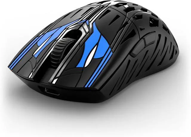 Alt view image 3 of 7 - PWNAGE Trinity Wireless Gaming Mouse 8K - 39 Grams Ultralight Esports Pro Gamer Flawless Professional Custom Xero PAW3950 Optical Sensor 36,000 DPI - 8000Hz -100% PTFE Skates Symm2 - Midnight Eclipse