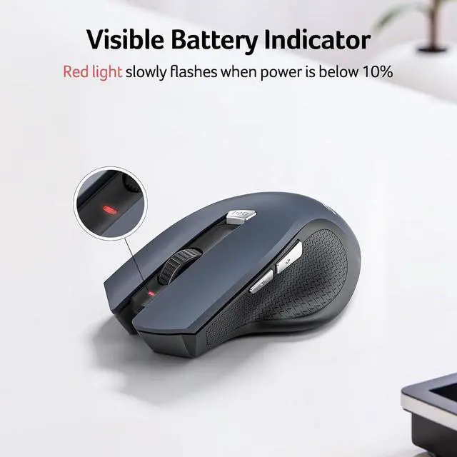 Alt view image 5 of 7 - acer Wireless Mouse OMR266 Bundle with USB C Hub with 4K HDMI