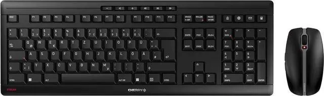 Main image of Cherry Stream Desktop - Tastatur & Maus Set - kabellos - QWERTZ - deutsches Layout - Schwarz, JD-8500DE-2