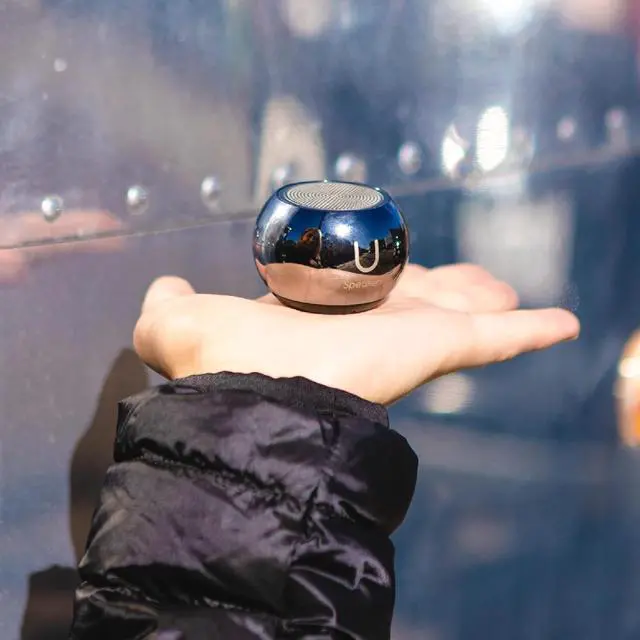 Alt view image 3 of 7 - U Speakers Bluetooth Mini Speaker Travel Home Office Bundle with Black Wireless Mouse X3000 G2, & Coordinating Gel Mouse Pad, for Modern Workspace