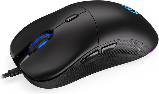 Alt view image 6 of 7 - GEM Plus EY6A005 Lightweight Gaming Mouse (67g), Sensor PixArt PAW3370, 19000 DPI 1.8m USB Paracord, Mechanical Switches Kailh GM 8.0 80M, 6 Programmable Buttons, Mouse Feet PTFE