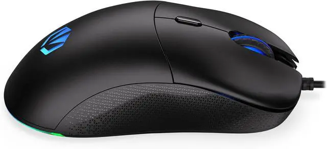 Alt view image 7 of 7 - GEM Plus EY6A005 Lightweight Gaming Mouse (67g), Sensor PixArt PAW3370, 19000 DPI 1.8m USB Paracord, Mechanical Switches Kailh GM 8.0 80M, 6 Programmable Buttons, Mouse Feet PTFE