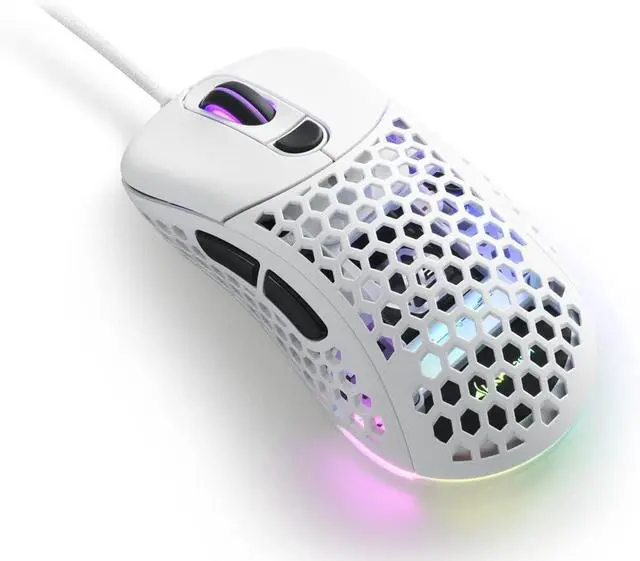 Alt view image 2 of 7 - Sharkoon Light² 200 Ultra Lightweight Gaming Mouse White