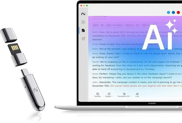 Main image of NoteKit Computer AI Meeting Assistant, viaim Voice Recorder with Transcription, 17 Languages, to-Do Lists & Summaries with viaim AI, Works on Windows & Mac, Ideal for Business, Remote Work, Education