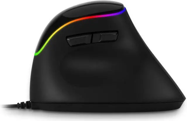 Alt view image 2 of 7 - Game for Health Ergonomic Vertical Mouse, BLACK