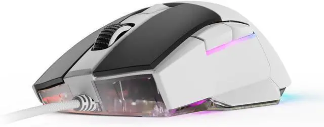 Alt view image 4 of 6 - Sharkoon Skiller SGM35 White Optical Gaming Mouse RGB PBT Button