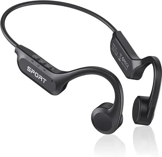 Main image of CXK Bone Conduction Headphones Bluetooth 5.4 Open Ear Headphones with Mic, Premium Loud Sound 10Hrs Playtime Bluetooth Headphones, IPX6 Waterproof Sports Headset for Running, Cycling, Walking