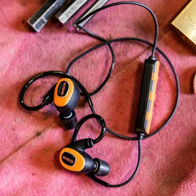 Alt view image 6 of 6 - ISOtunes PRO 3.0 Bluetooth Hearing Protection - OSHA Approved Earbuds with 20 Hour Battery Life, Bluetooth Ear Protection with 27 dB Noise Reduction (NRR) Earplug Headphones - Durable Work Earbuds