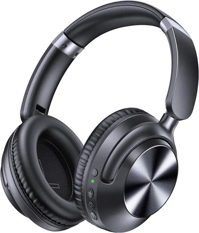 Main image of TAGRY Hybrid Active Noise Cancelling Headphones 100H Playtime Wireless Over Ear Bluetooth Headphone with Hi-Res Audio Fast Charging Comfort Earcups Headsets for Travel Home Office Phone PC Black