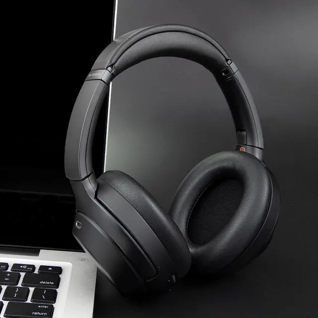 Alt view image 6 of 7 - SOULWIT Ear Pads Cushions + Headband, Replacement Kit for Sony WH-1000XM3 (WH1000XM3) Over-Ear Headphones, Replacement Headstrap Pad & Earpads Repair Part - Black