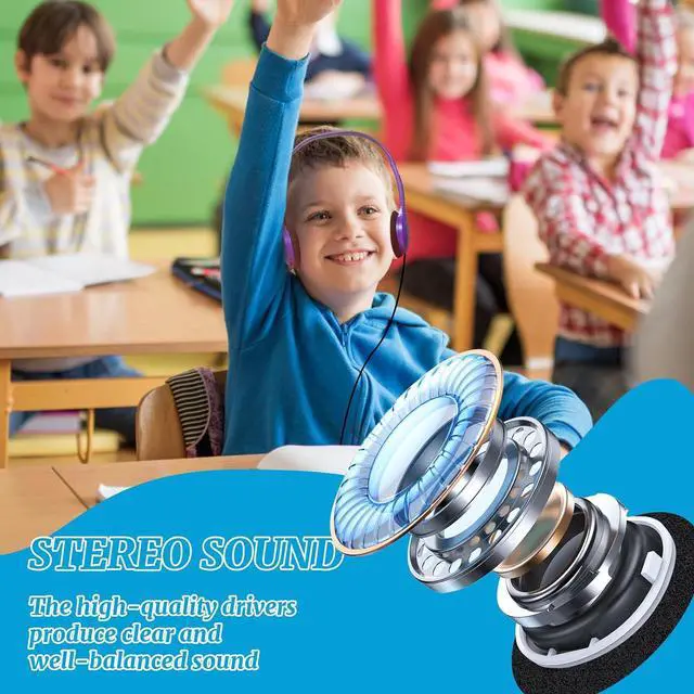 Alt view image 5 of 7 - 60 Pack Bulk Headphones for Kids Multi Color Headphones for School Classroom Students Teen Boys Girls and Adult