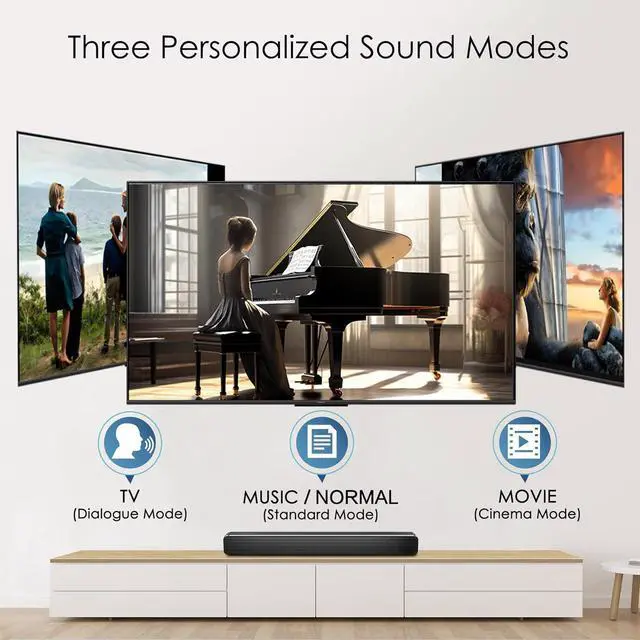 Alt view image 3 of 7 - SIMOLIO 737D Plus Wireless Headphones for TV Watching with Cinema and Clear Dialog Modes, Volume Boosted Dual Headphones Bluetooth for Seniors, No Delay, TV & Bluetooth Mode, 164FT/50M