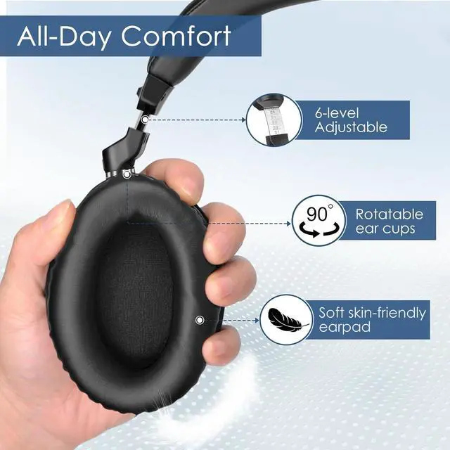 Alt view image 5 of 7 - SIMOLIO 737D Plus Wireless Headphones for TV Watching with Cinema and Clear Dialog Modes, Volume Boosted Dual Headphones Bluetooth for Seniors, No Delay, TV & Bluetooth Mode, 164FT/50M