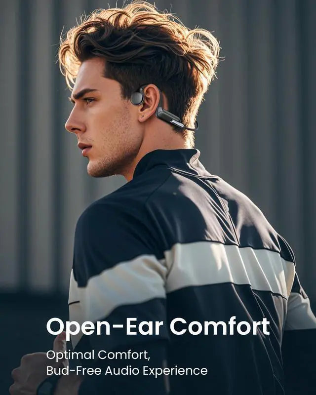 Alt view image 5 of 7 - Waterproof Swimming Headphones IPX8, Bone Conduction Underwater Headphones with MP3 Player 32GB Memory, Bluetooth 5.3 Wireless Open-Ear for Swimming Running Cycling Gym