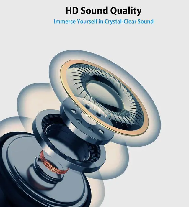 Alt view image 7 of 7 - Wireless TV Headphones, 2 Modes Bluetooth & 2.4G Neckband Earbuds with Transmitter, USB & RCA Adapters, 100FT Range, No Audio Delay, 30H Battery Life, Plug & Play