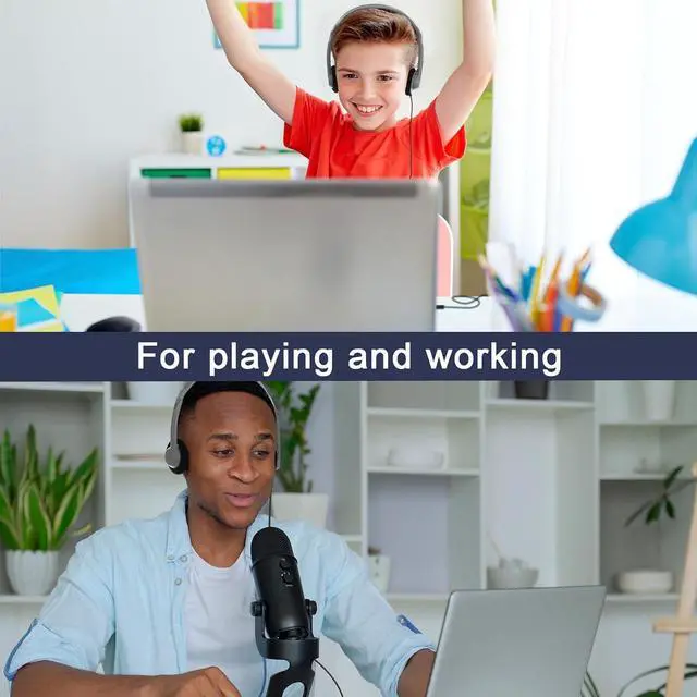 Alt view image 6 of 7 - Yunsailing 30 Pack Class Set Headphones for Kids Students Bulk Classroom Headsets School Earphones Adjustable with 3.5mm Jack for Children Youth Boys Girls Adults Laptop Computer(Grey)