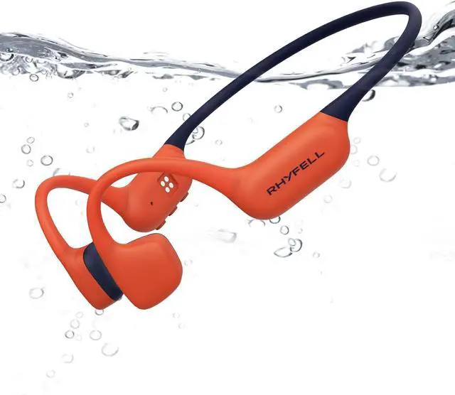 Main image of Bone Conduction Headphones, IP68 Waterproof Headphones with MP3 Mode 32GB Memory, Bluetooth 5.4, Open-Ear Design, Secure Fit for Running, Fitness and Cycling