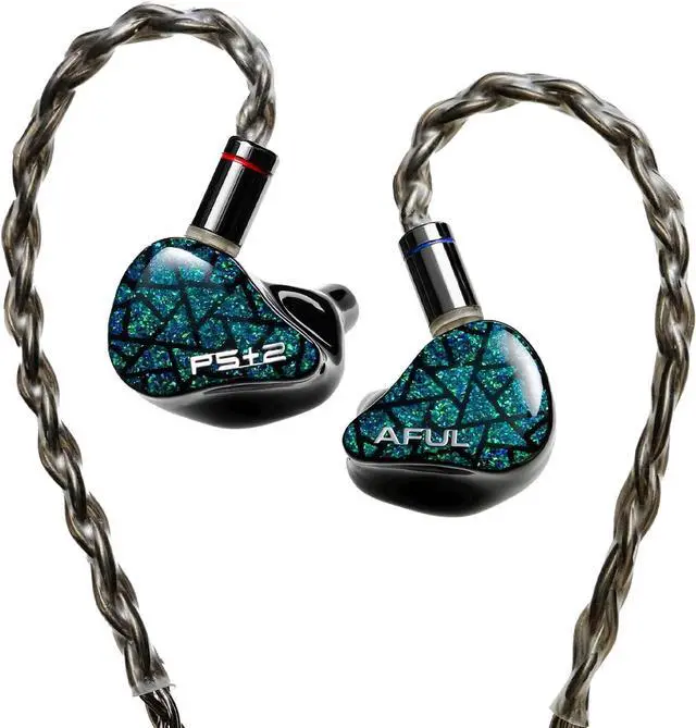 Alt view image 2 of 7 - HiFiGo AFUL Performer 5+2/7 IEMs, 1 Micro Planar+2DD+4BA in-Ear Monitor with 3D Printed Acoustic Tube Structure, HiFi Wired Gaming Earbuds with 3.5mm Jack Detachable Cable for HiFi Music (3.5mm)