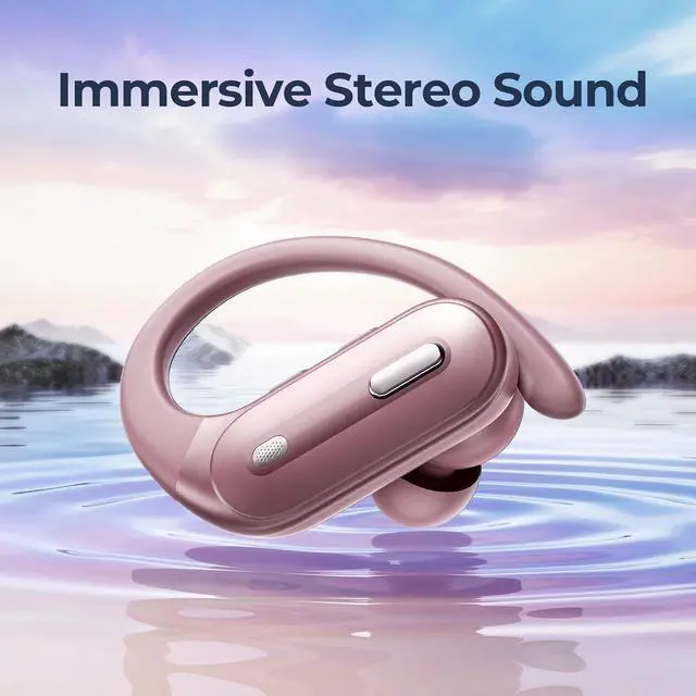 Alt view image 6 of 6 - Wireless Earbuds Bluetooth 5.3 Headphones 90 Hrs Playtime Earbuds with Wireless Charging Case Power Display Over-Ear Earphones with Earhooks Waterproof Stereo for Android Phone