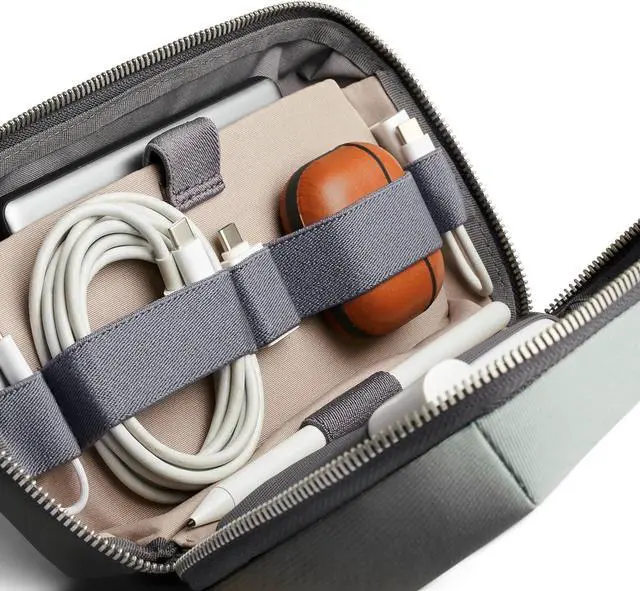 Alt view image 3 of 7 - Bellroy Tech Kit (Tech Accessories Organizer Pouch, Zipper Closure Design, Stores Power Bank, Phone Charger, Cables & More, Internal)
