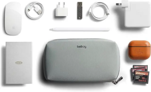 Alt view image 7 of 7 - Bellroy Tech Kit (Tech Accessories Organizer Pouch, Zipper Closure Design, Stores Power Bank, Phone Charger, Cables & More, Internal)