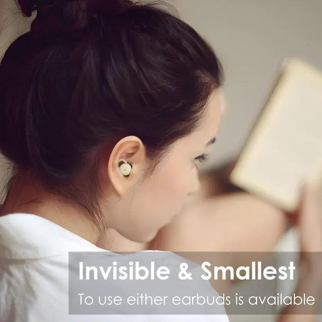 Alt view image 4 of 7 - Sleep Pro, Small Design for Side Sleepers Comfortable Sleep Earbuds Noise Blocking Headphones for Sleeping, App Control, Bluetooth Invisible Sleeping Ear Buds (Sleep Pro APP)