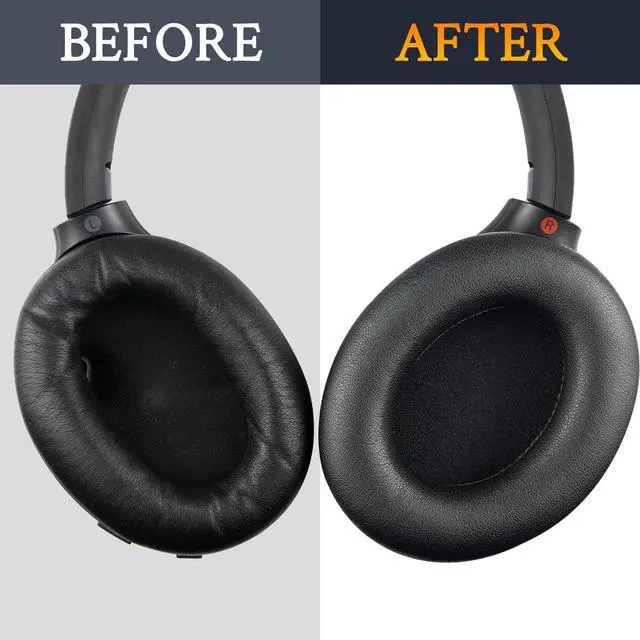 Alt view image 7 of 7 - SOULWIT Ear Pads Cushions + Headband, Replacement Kit for Sony WH-1000XM4 (WH1000XM4) Over-Ear Headphones, Replacement Headstrap Pad & Earpads Repair Part - Black